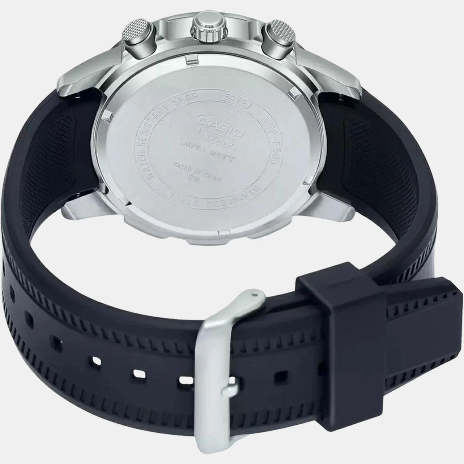 Enticer Men Quartz Black Dial Chronograph Leather Watch A1964 - Image 4