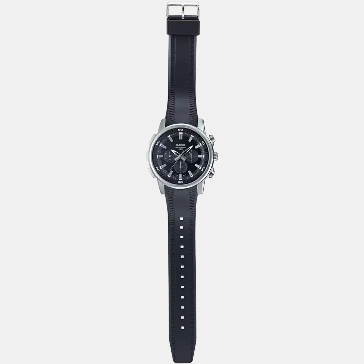 Enticer Men Quartz Black Dial Chronograph Leather Watch A1964 - Image 6