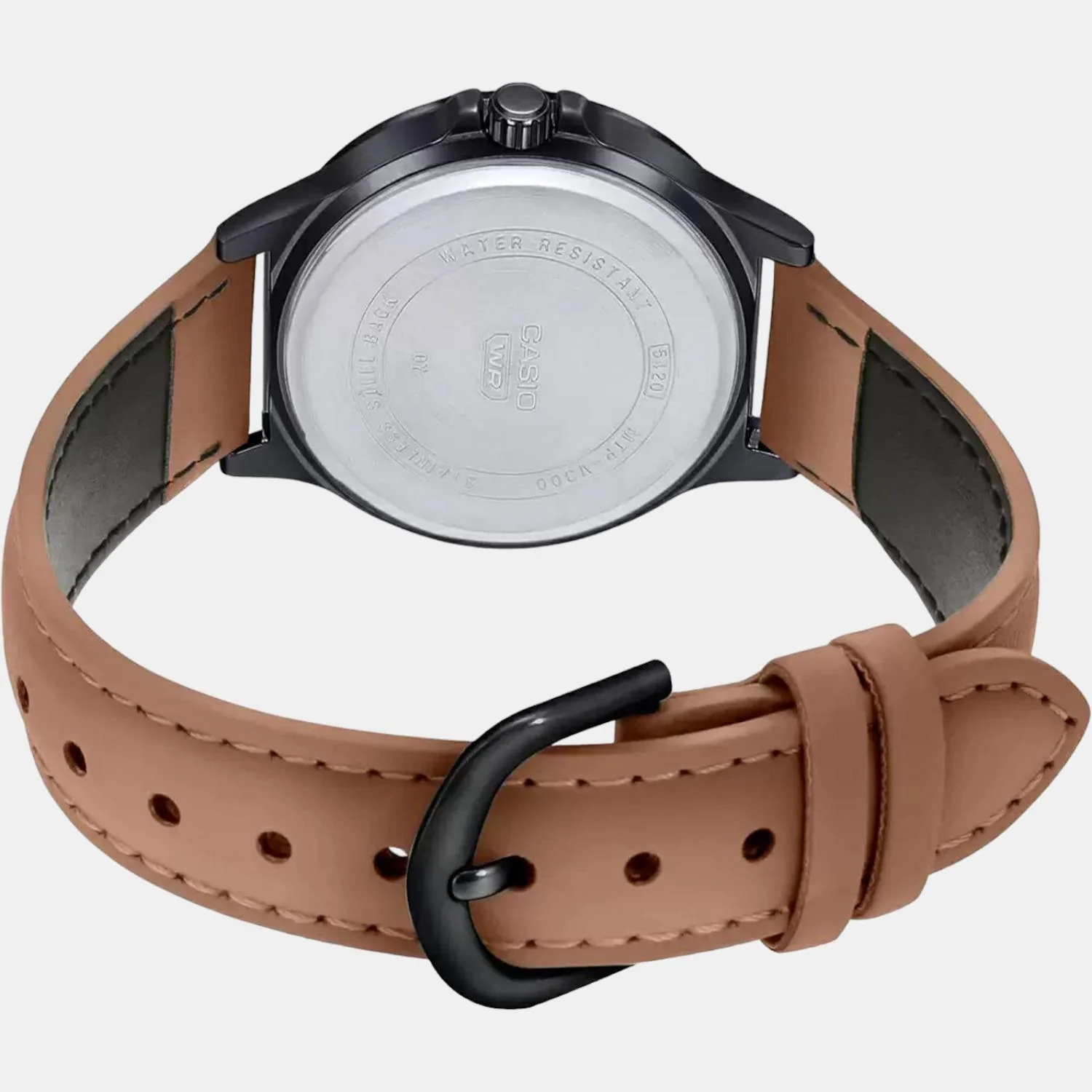 Enticer Men Quartz Black Dial Chronograph Leather Watch A1971 - Image 4