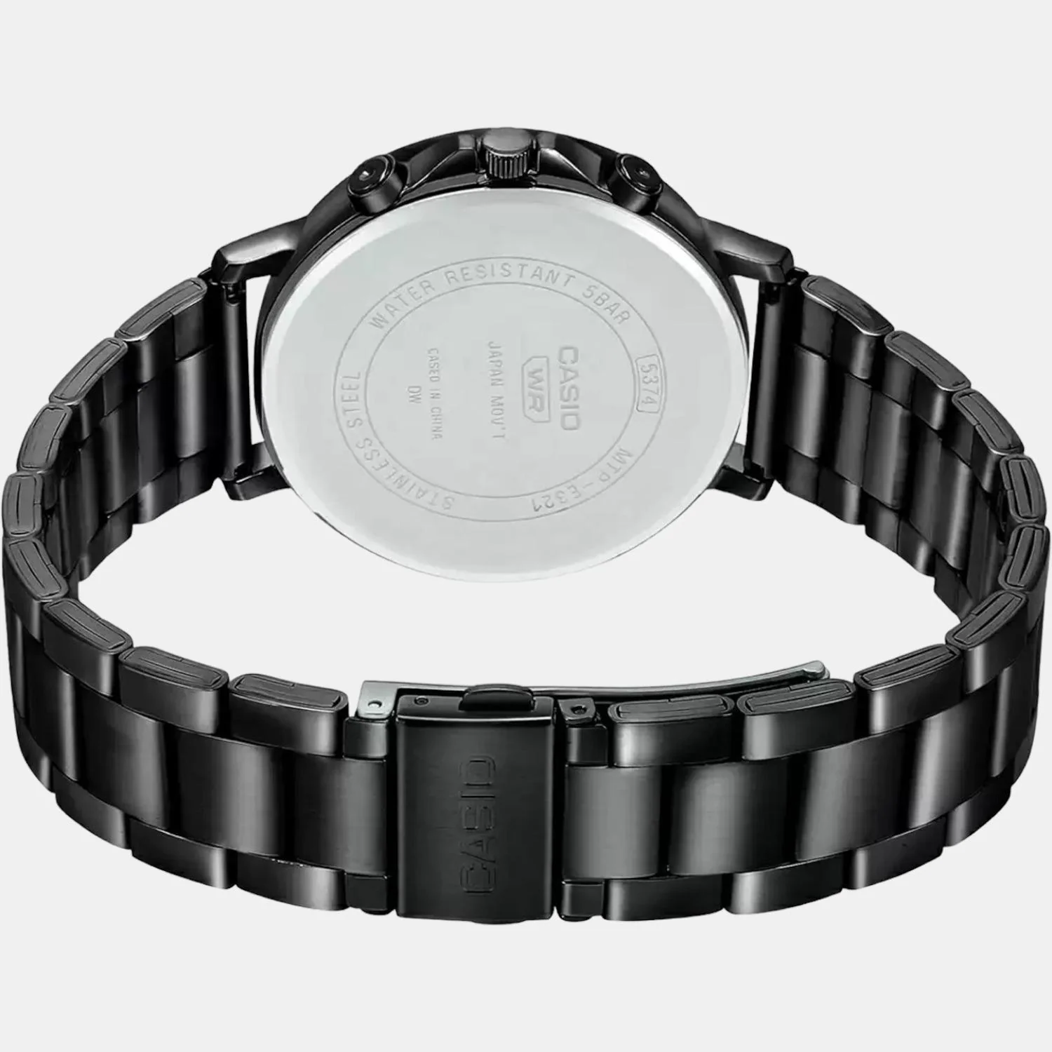Enticer Men Quartz Black Dial Chronograph Stainless Steel Watch A1846 - Image 5