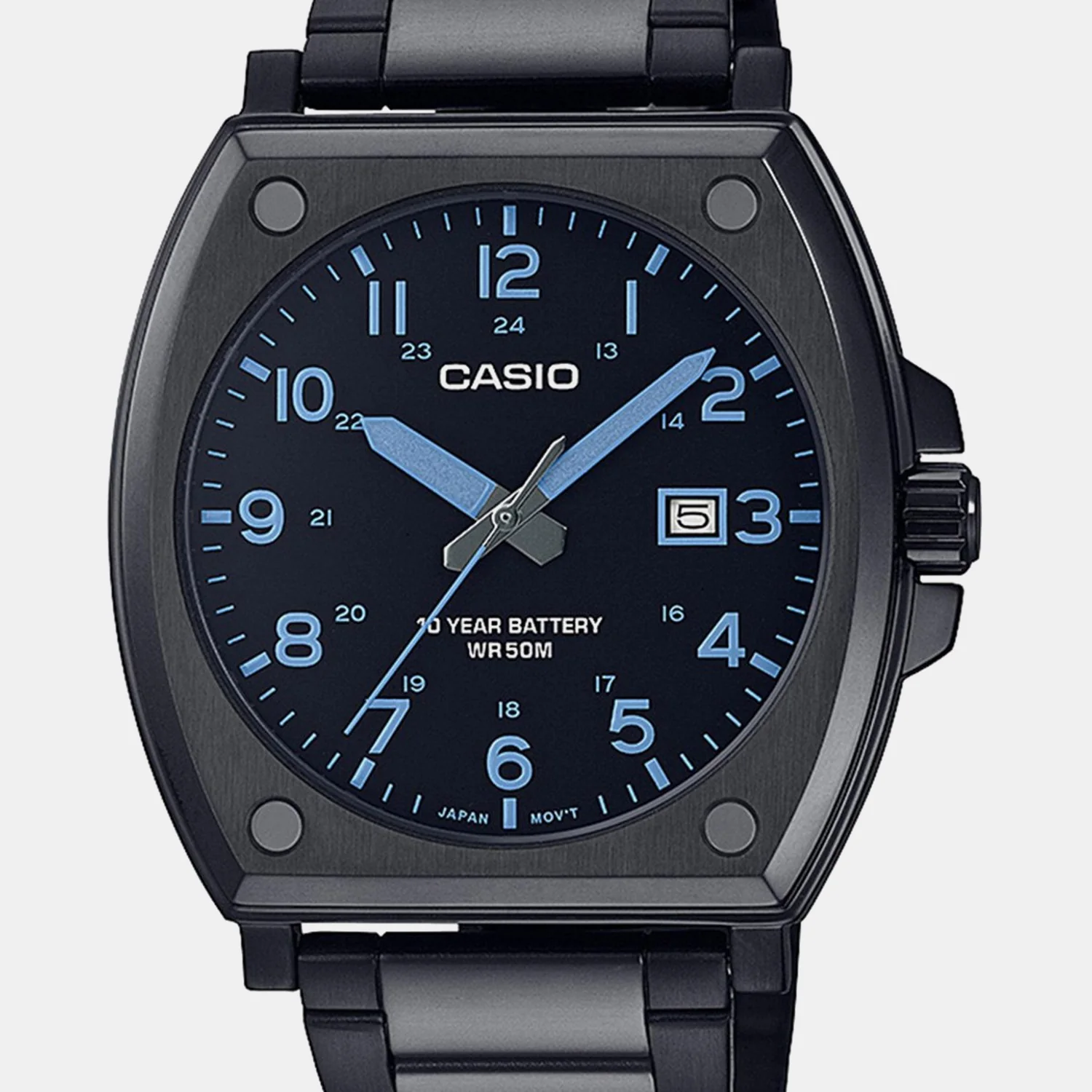 Enticer Men Quartz Black Dial Digital Stainless Steel Watch A2118 - Image 2