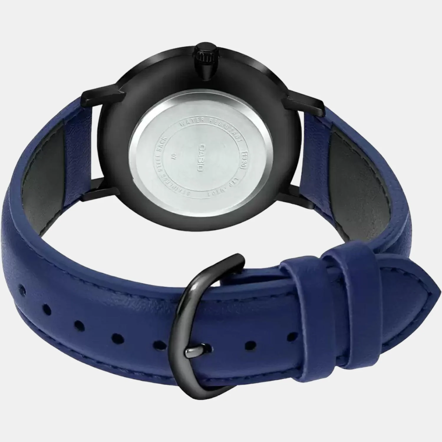 Enticer Men Quartz Blue Dial Analog Leather Watch A1977 - Image 4
