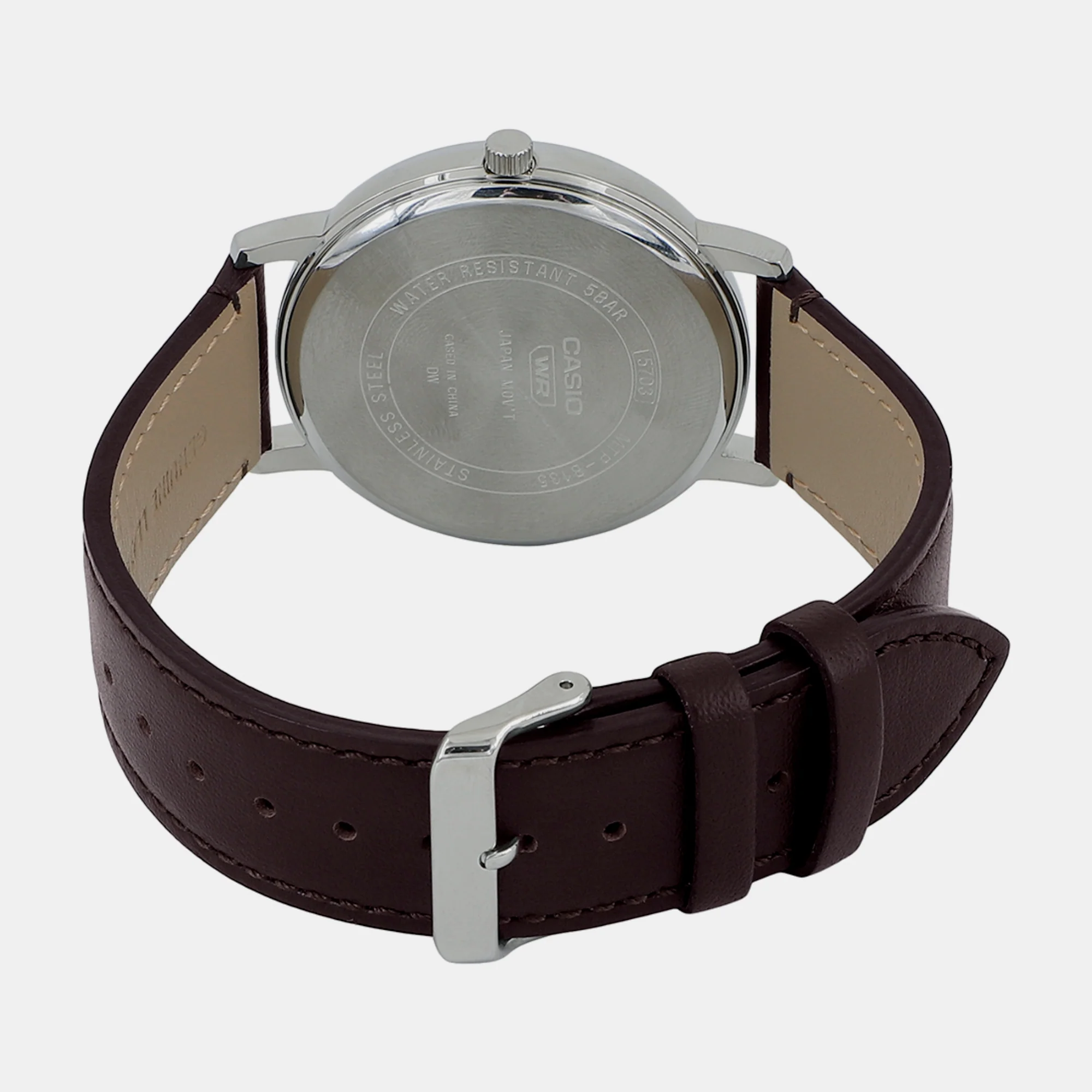 Enticer Men Quartz Blue Dial Analog Leather Watch A2136 - Image 5