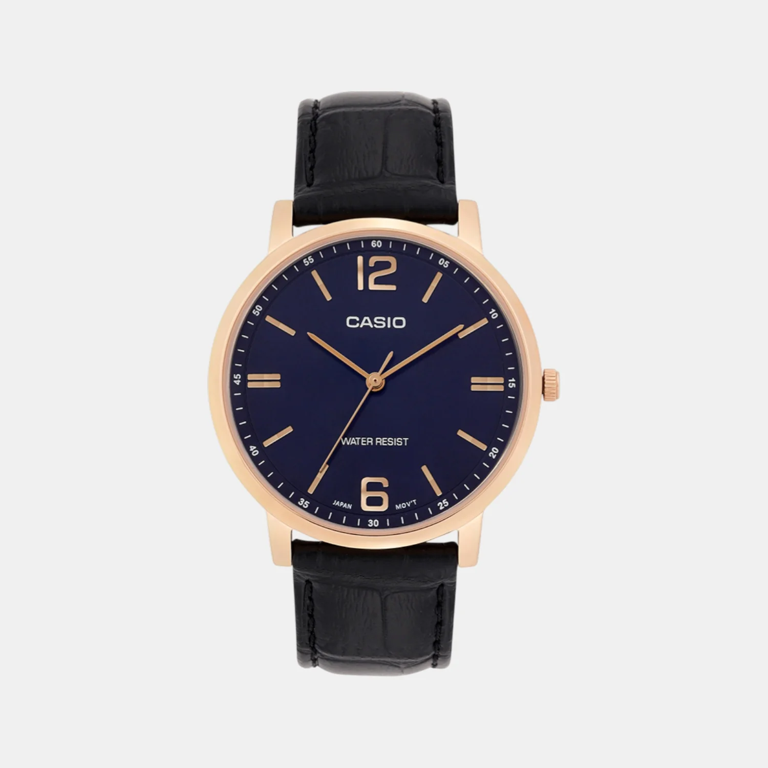 Enticer Men Quartz Blue Dial Analog Leather Watch A2441