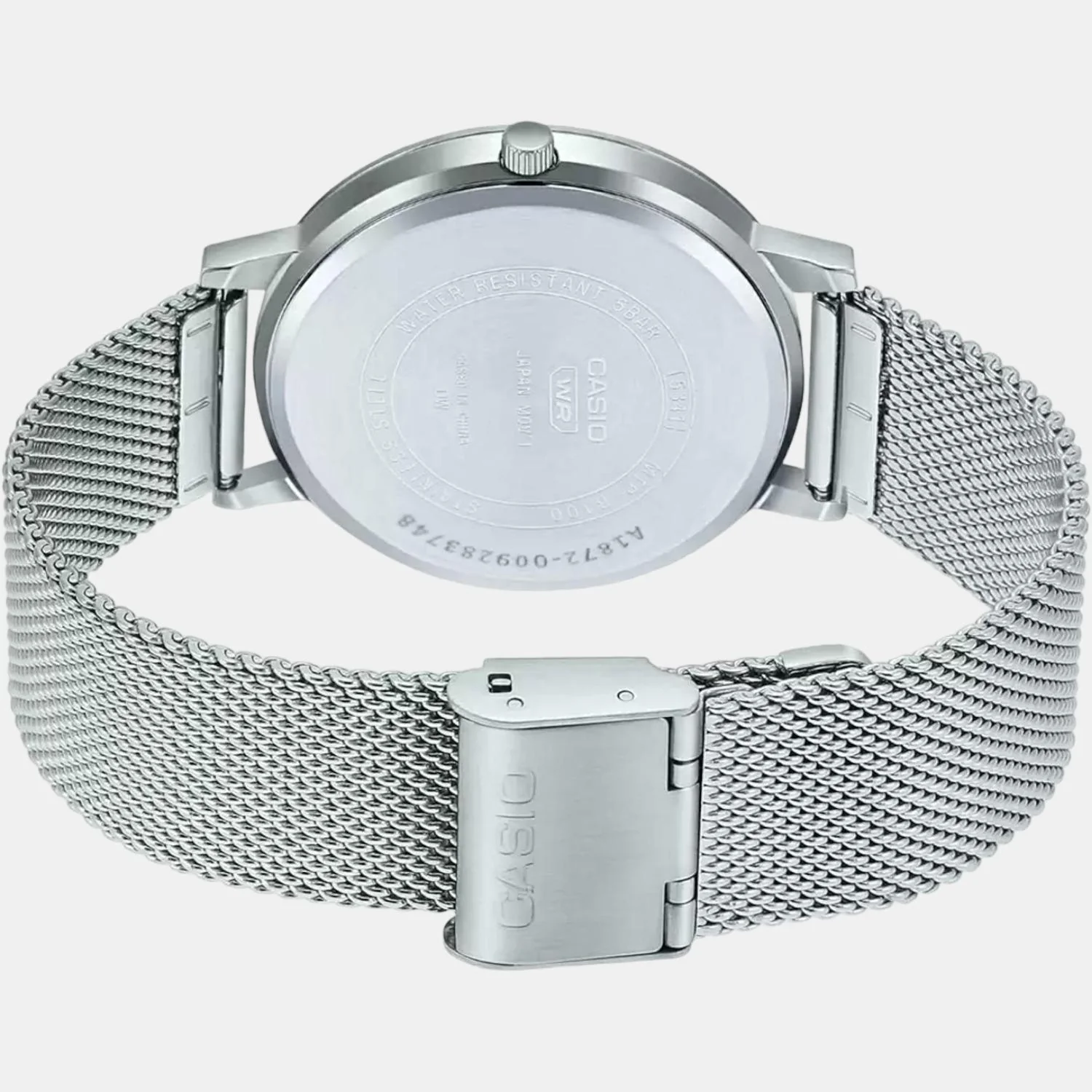 Enticer Men Quartz White Dial Analog Mesh Watch A1873 - Image 5