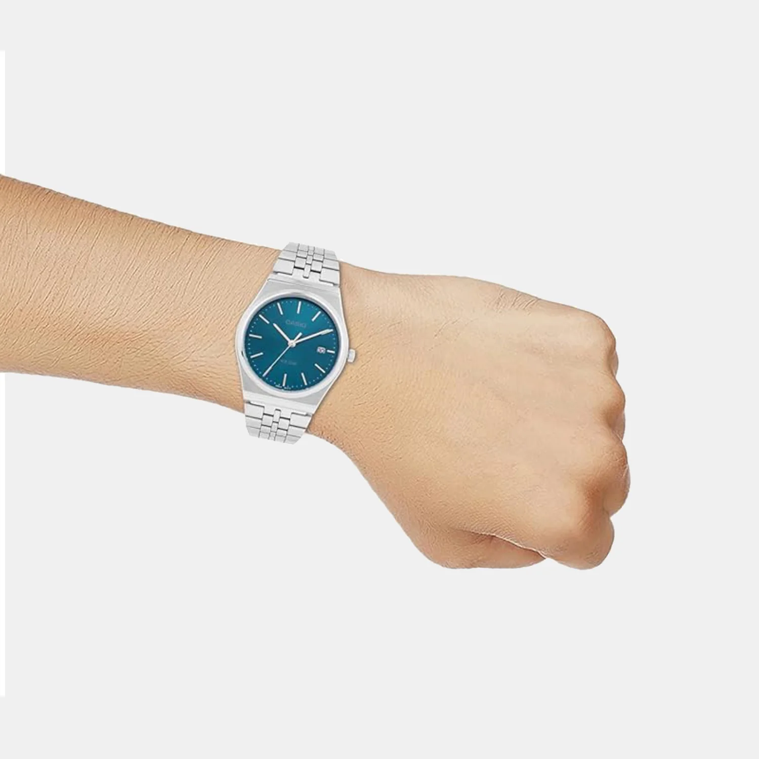 Enticer Men Quartz Blue Dial Analog Stainless Steel Watch A2199 - Image 5