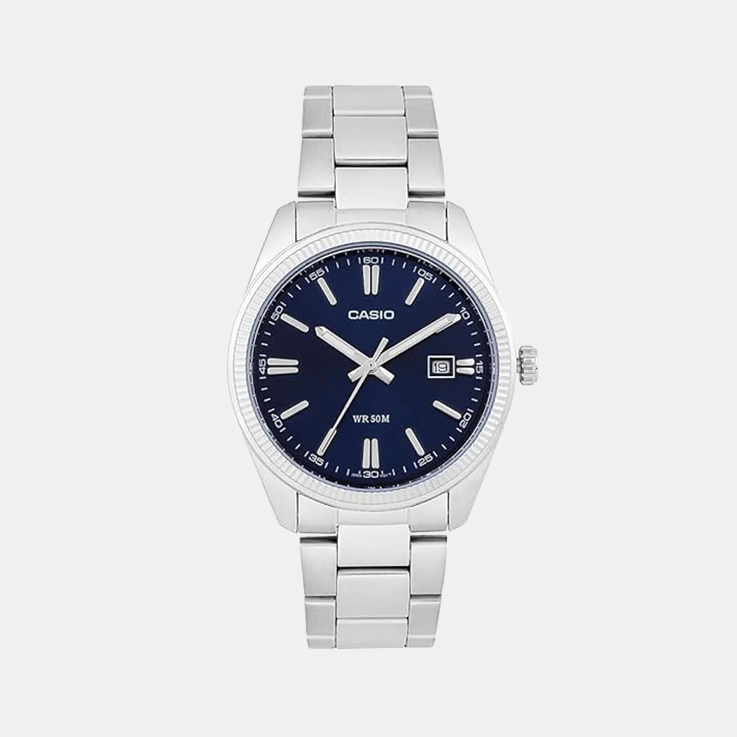 Enticer Men Quartz Blue Dial Analog Stainless Steel Watch A2227