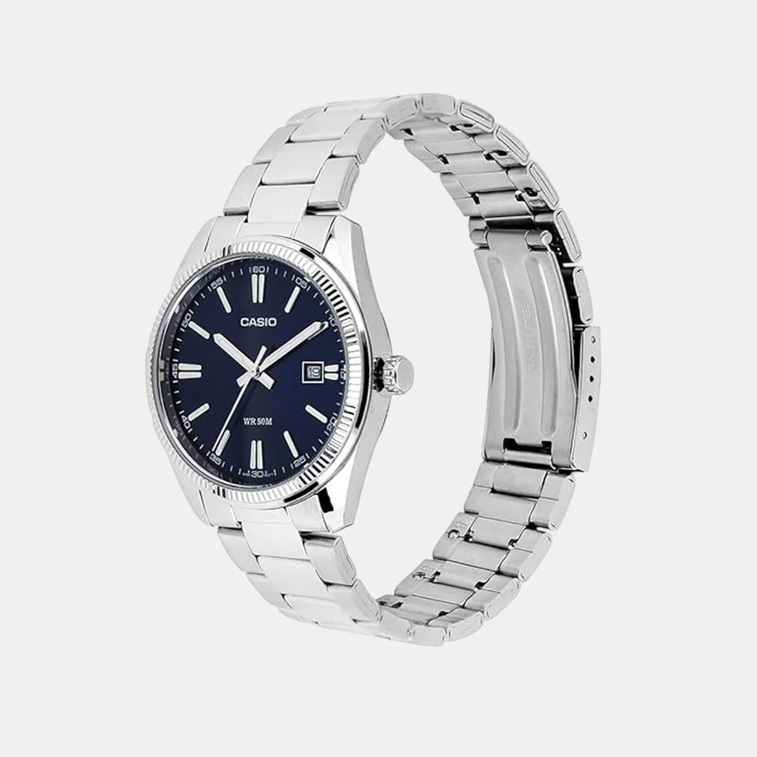 Enticer Men Quartz Blue Dial Analog Stainless Steel Watch A2227 - Image 4