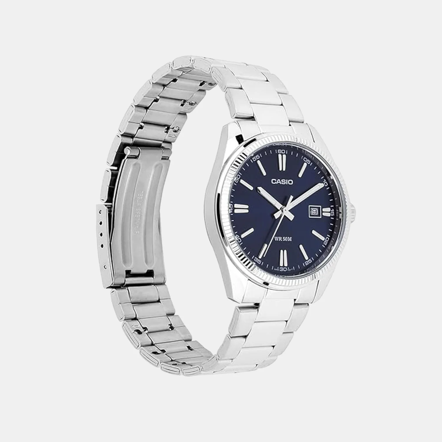 Enticer Men Quartz Blue Dial Analog Stainless Steel Watch A2227 - Image 5