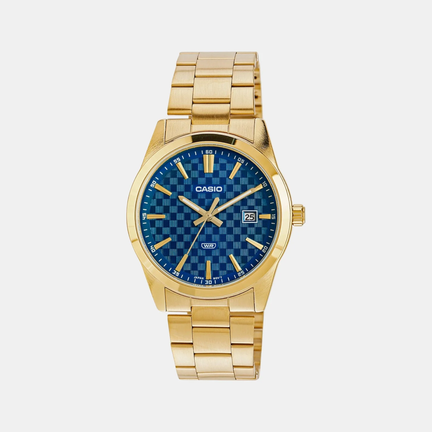 Enticer Men Quartz Blue Dial Analog Stainless Steel Watch A2245