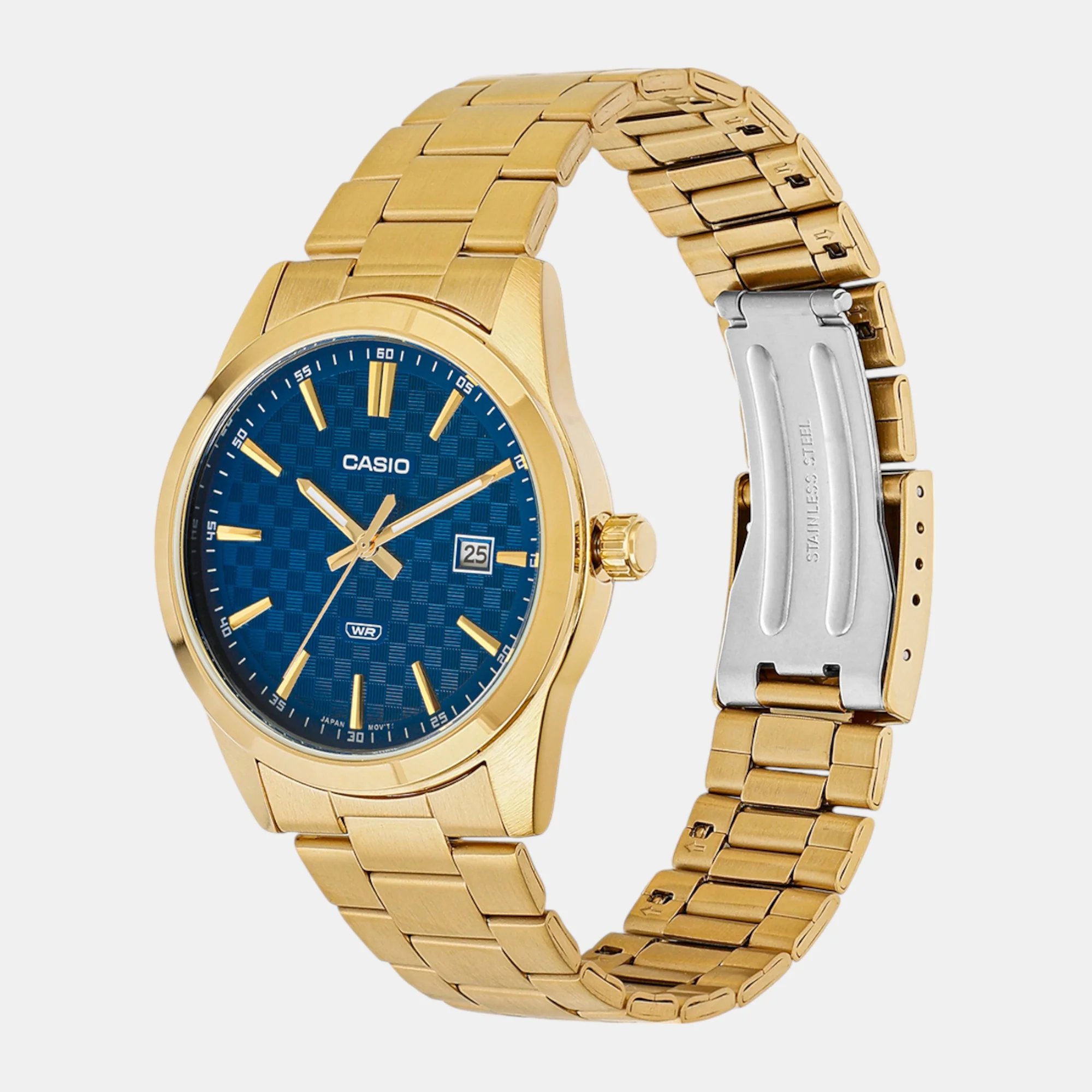 Enticer Men Quartz Blue Dial Analog Stainless Steel Watch A2245 - Image 6