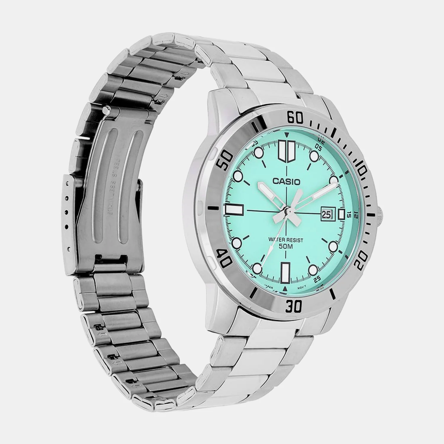 Enticer Men Quartz Blue Dial Analog Stainless Steel Watch A2334 - Image 4