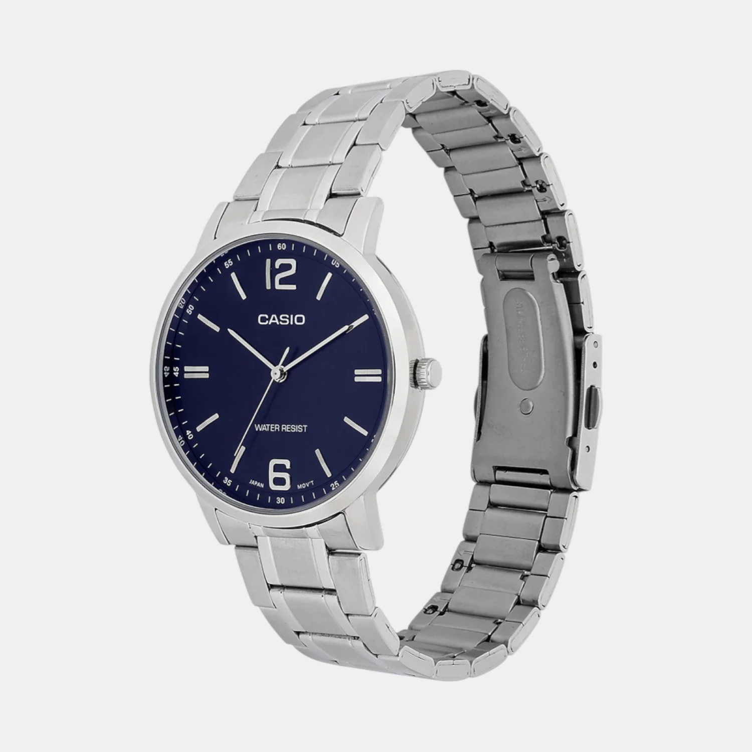 Enticer Men Quartz Blue Dial Analog Stainless Steel Watch A2434 - Image 4