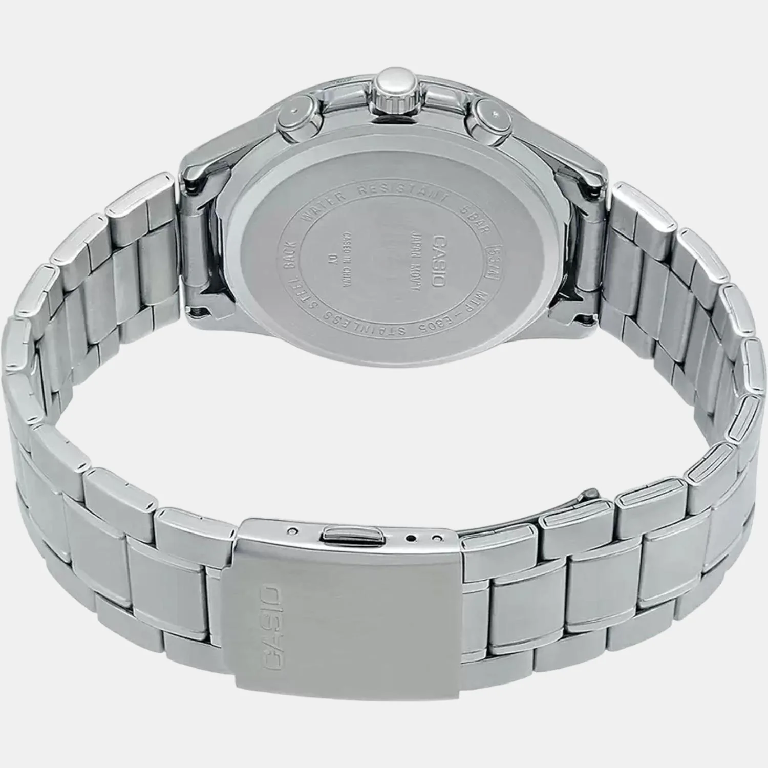 Enticer Men Quartz Blue Dial Chronograph Stainless Steel Watch A1661 - Image 4