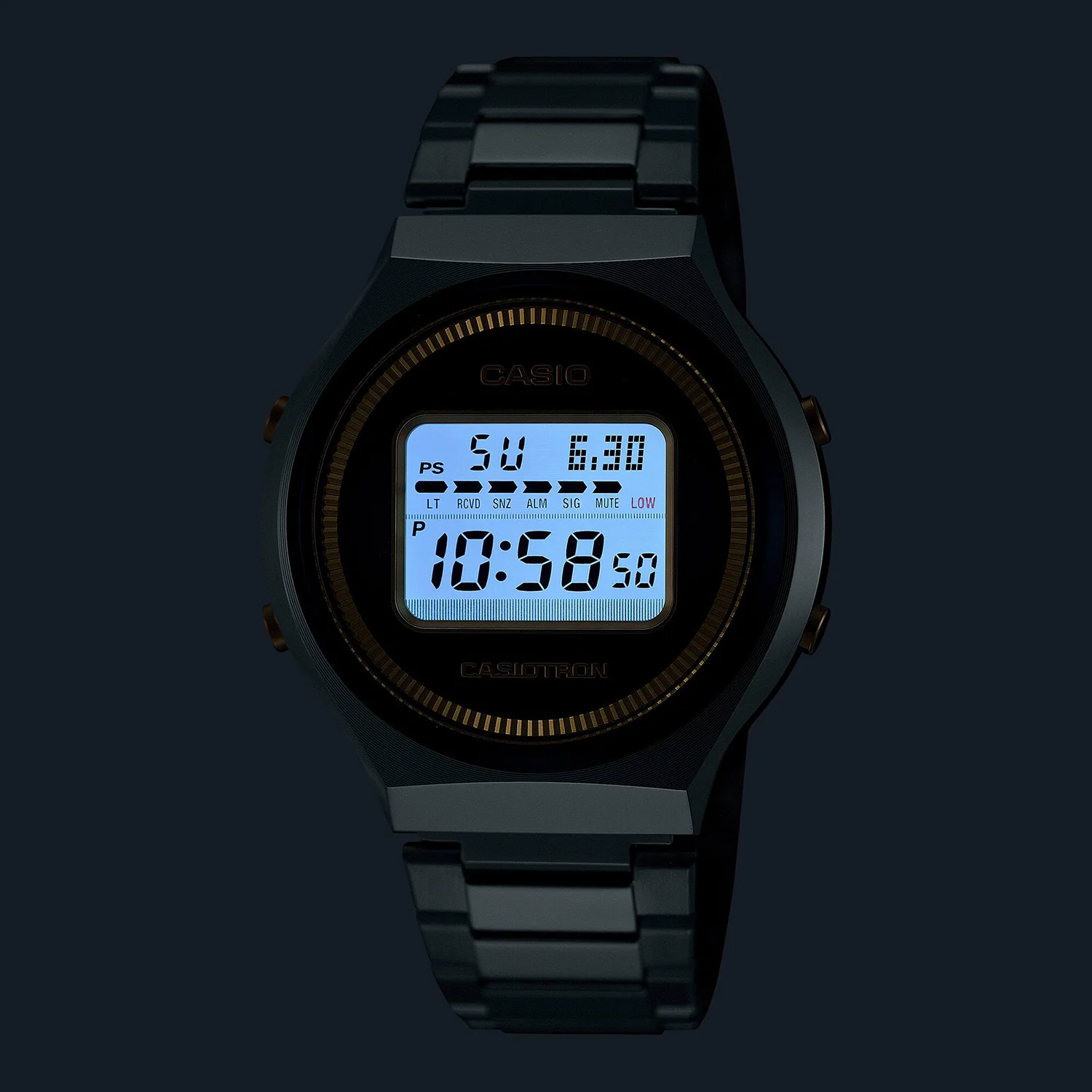Enticer Men Quartz Blue Dial Digital Stainless Steel Watch A2341 - Image 5