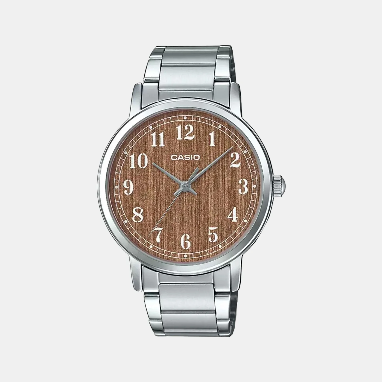 Enticer Men Quartz Brown Dial Analog Stainless Steel Watch A1520