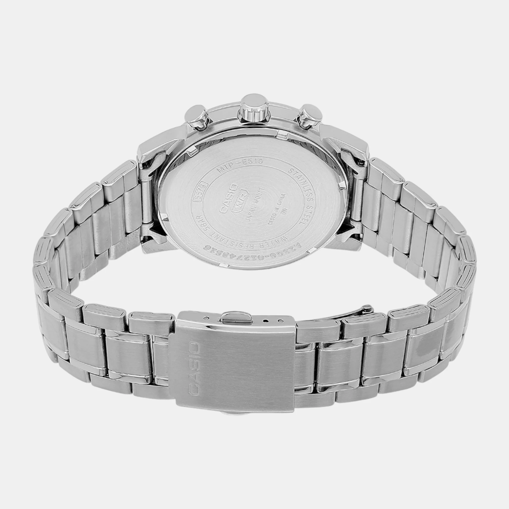 Enticer Men Quartz Grey Dial Chronograph Stainless Steel Watch A2306 - Image 6