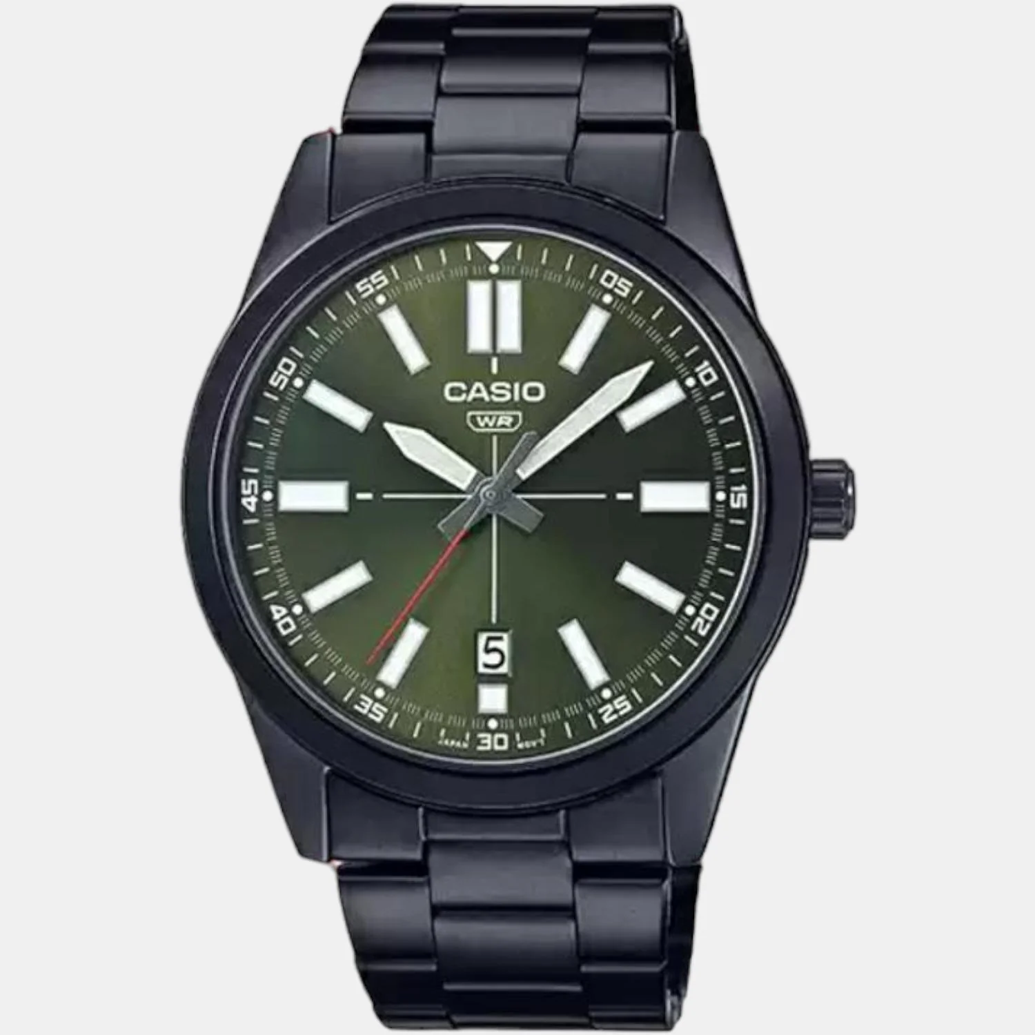 Enticer Men Quartz Green Dial Analog Stainless Steel Watch A1942 - Image 6