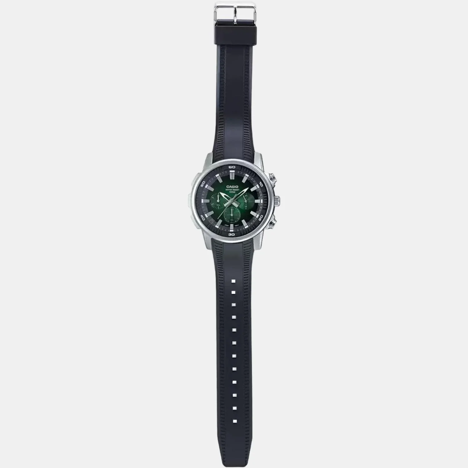 Enticer Men Quartz Green Dial Chronograph Stainless Steel Watch A1966 - Image 6