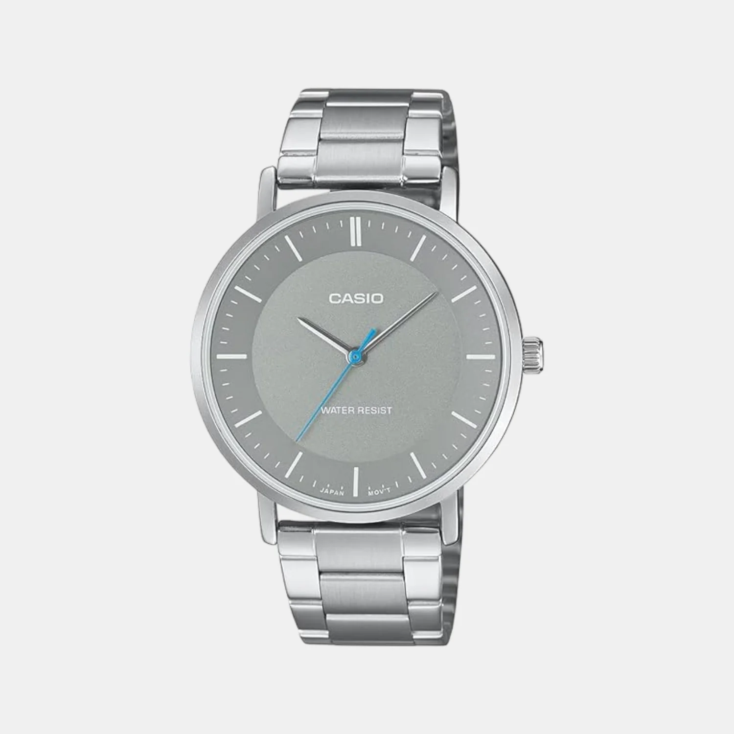 Enticer Men Quartz Grey Dial Analog Stainless Steel Watch A2413