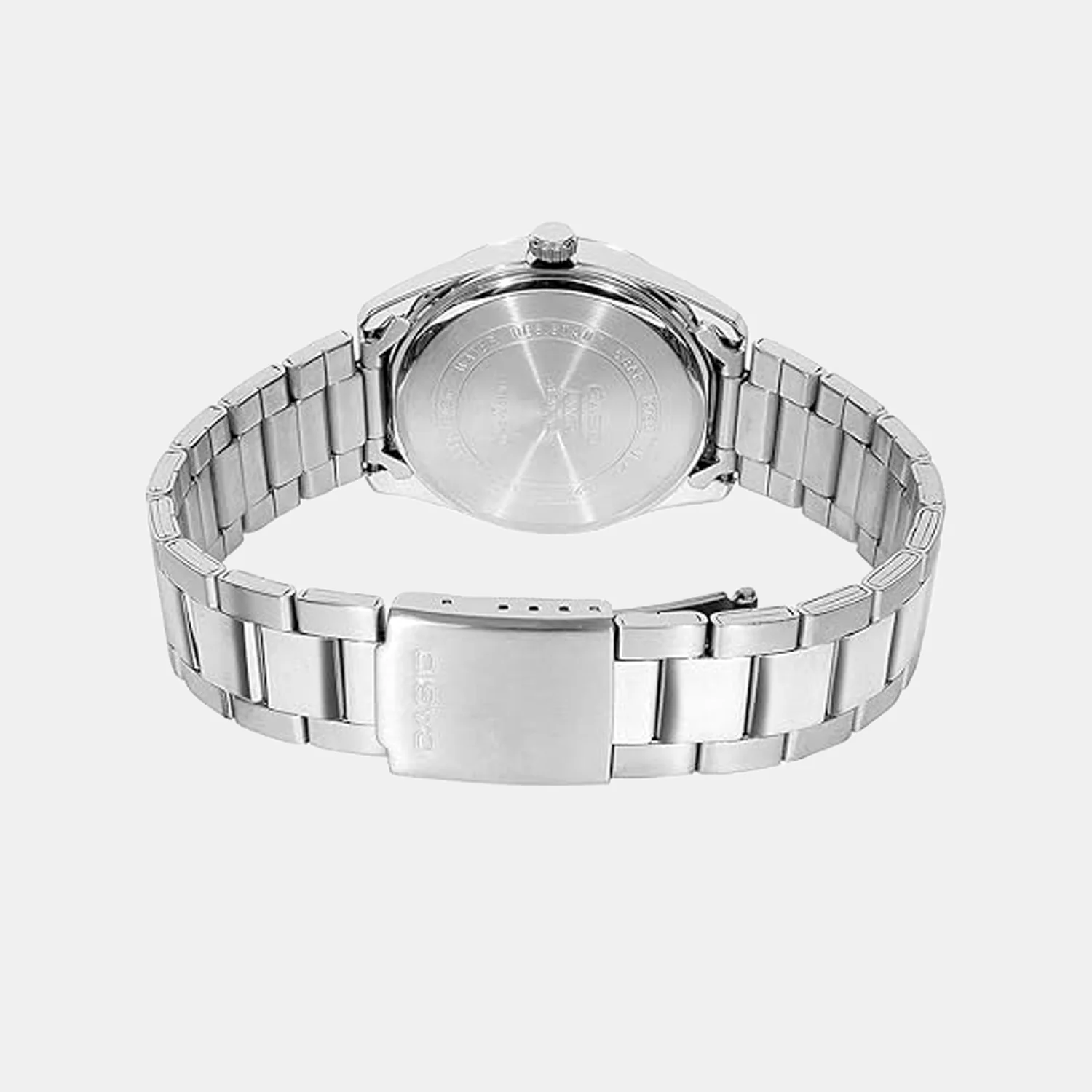 Enticer Men Quartz Navy Dial Analog Stainless Steel Watch MTP-1302DA-2A1VDF A2485 - Image 5