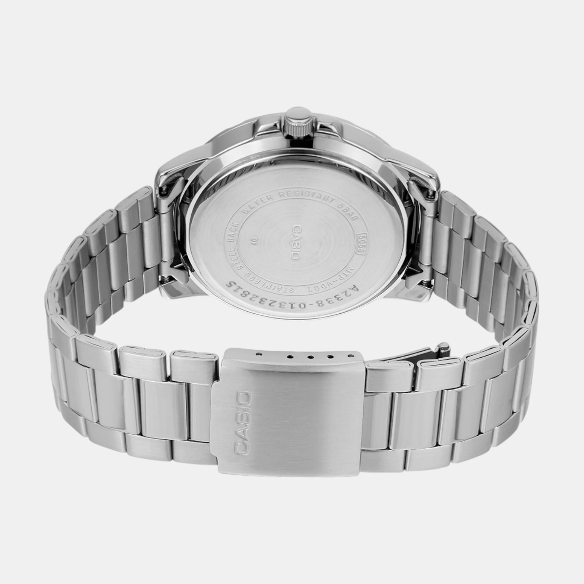 Enticer Men Quartz Red Dial Analog Stainless Steel Watch A2338 - Image 6