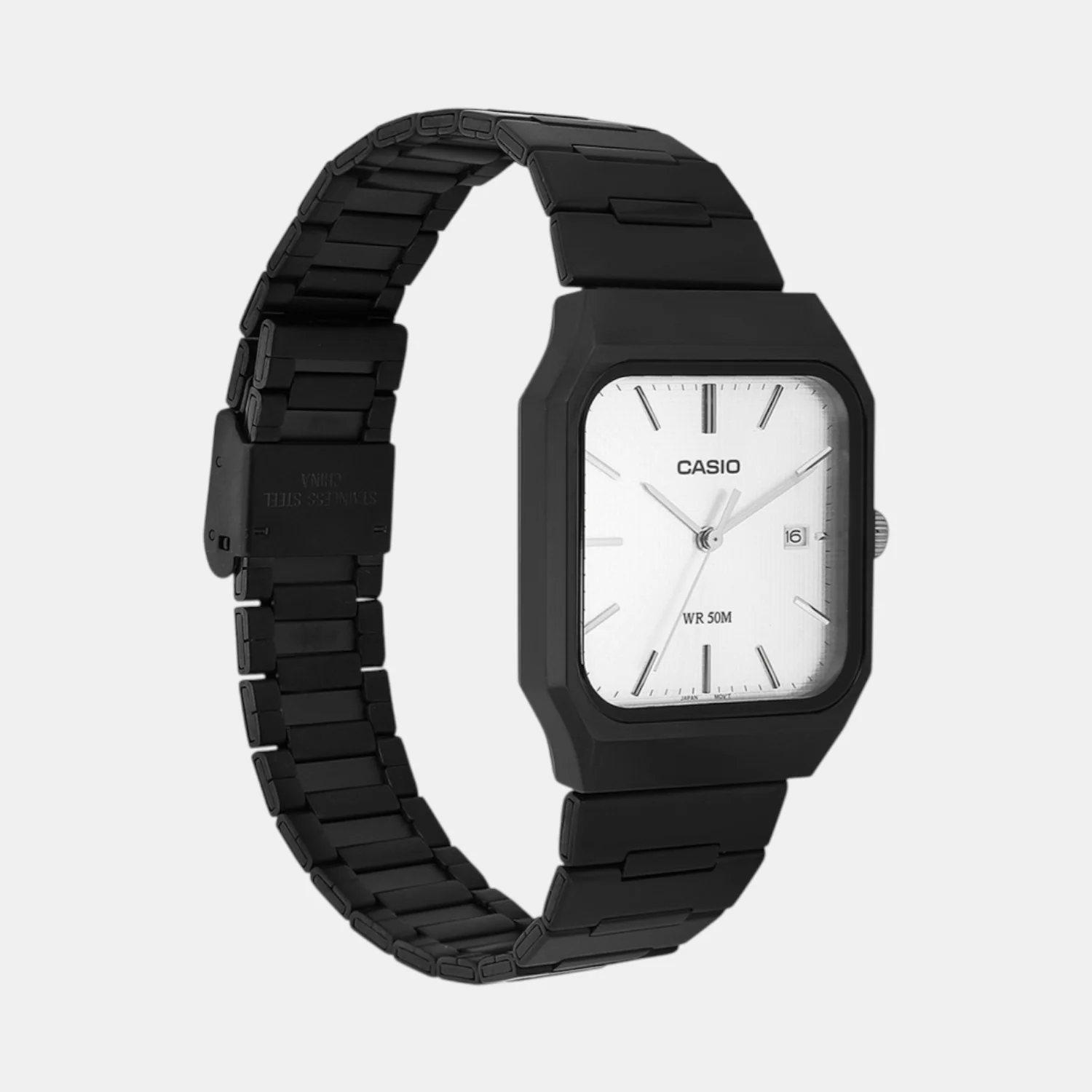 Enticer Men Quartz Silver Dial Analog Stainless Steel Watch A2469 - Image 4