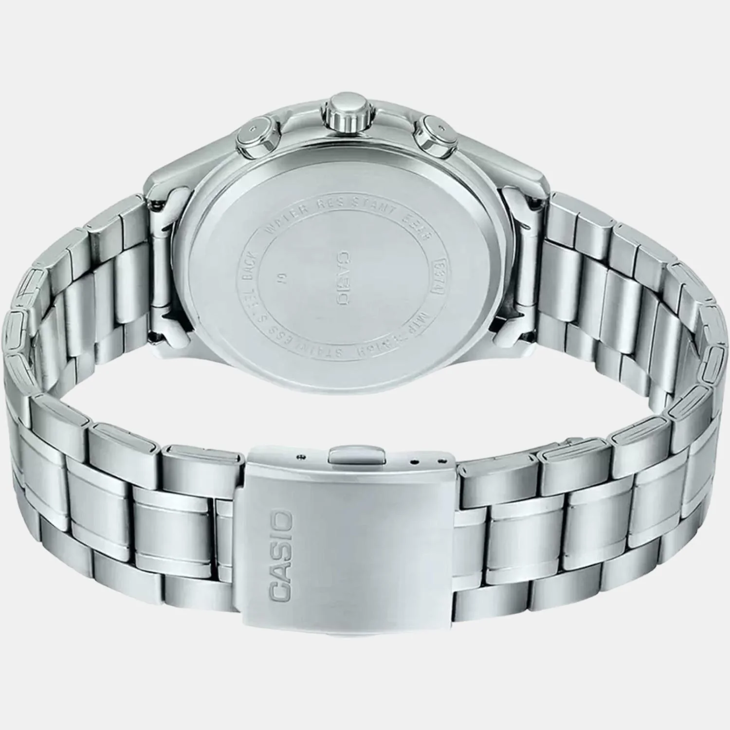 Enticer Men Quartz Silver Dial Chronograph Stainless Steel Watch A1774 - Image 5