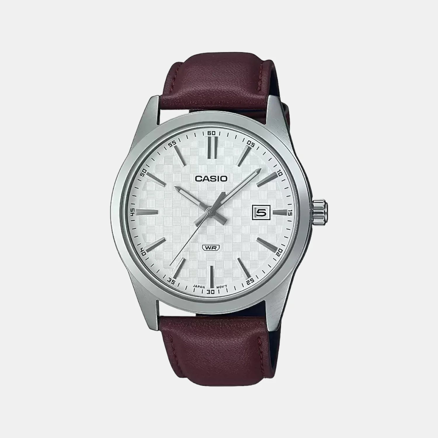 Enticer Men Quartz White Dial Analog Leather Watch A2098