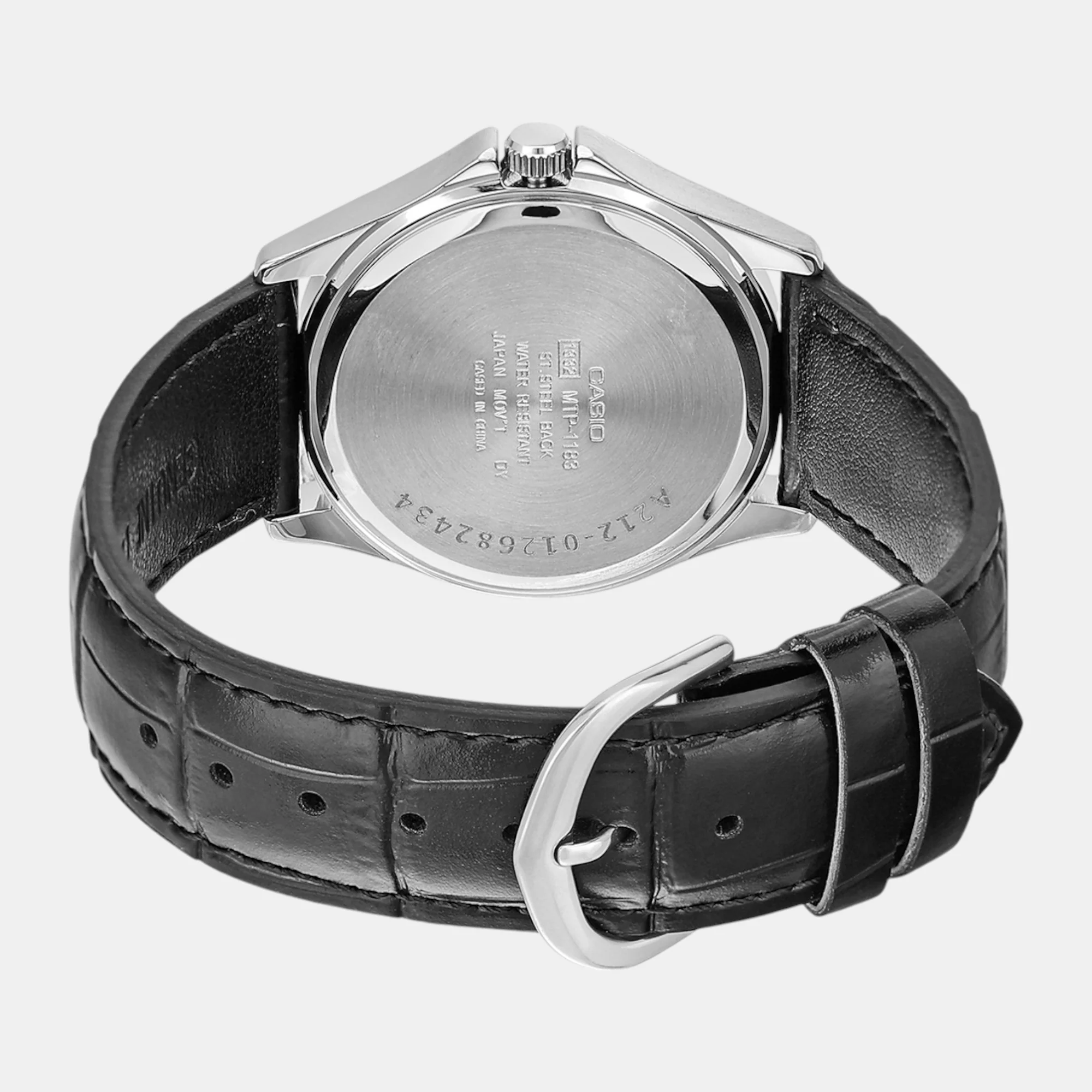 Enticer Men Quartz White Dial Analog Leather Watch A212 - Image 5
