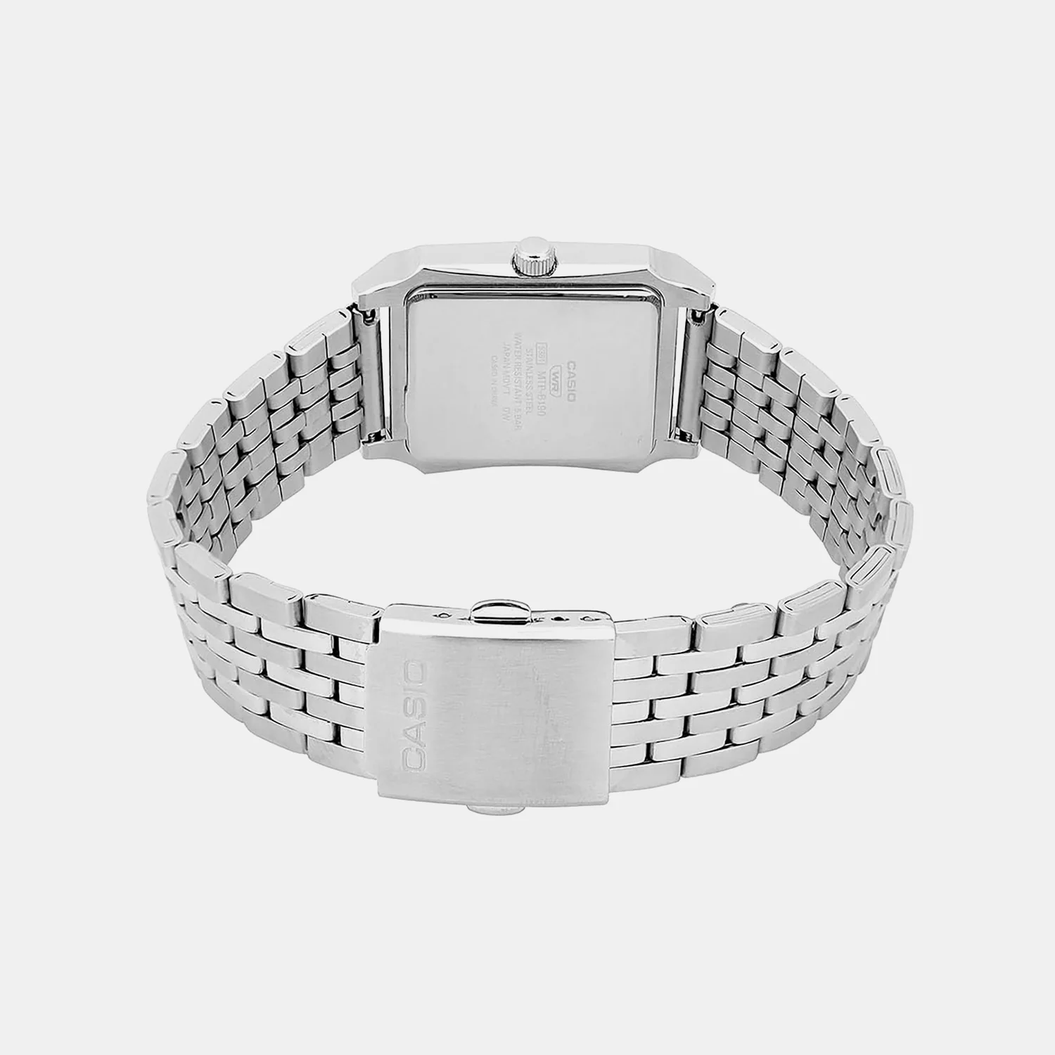 Enticer Men Quartz White Dial Analog Stainless Steel Watch MTP-B190D-7BVDF A2472 - Image 5