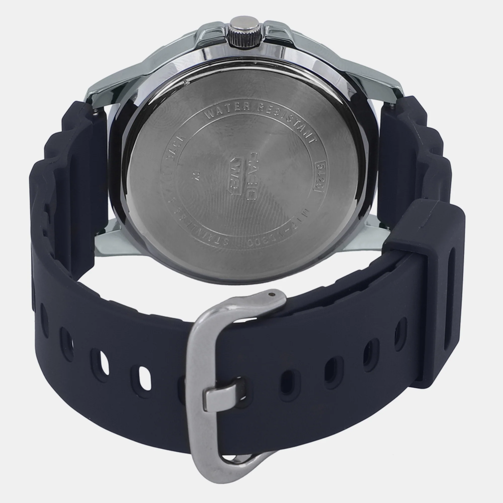 Enticer Men Quartz White Dial Chronograph Resin Watch A2146 - Image 4
