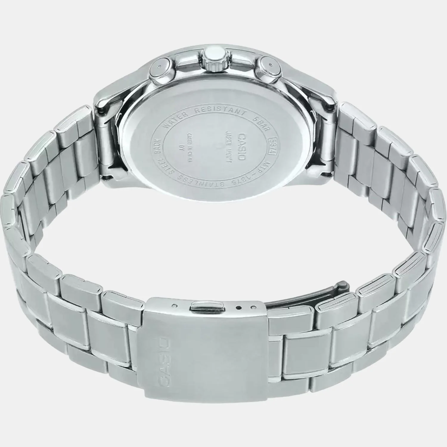 Enticer Men Quartz White Dial Chronograph Stainless Steel Watch A1078 - Image 5