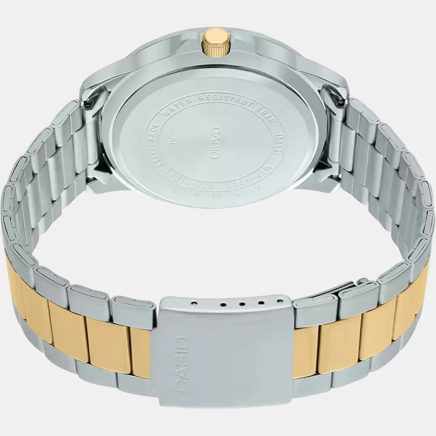 Enticer Men Quartz Yellow Dial Analog Stainless Steel Watch A1736 - Image 5