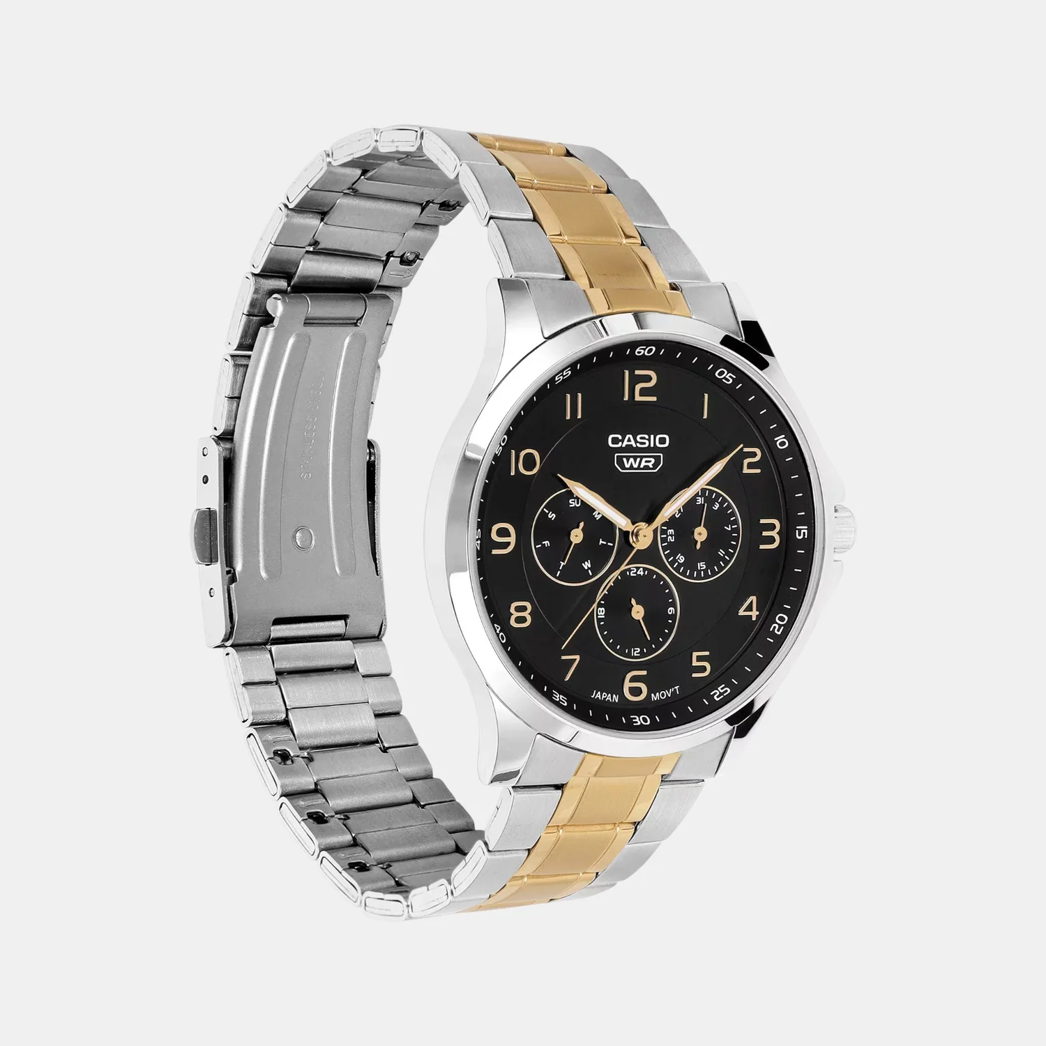 Enticer Men Quartz Black Dial Analog Stainless Steel Watch A2452 - Image 4