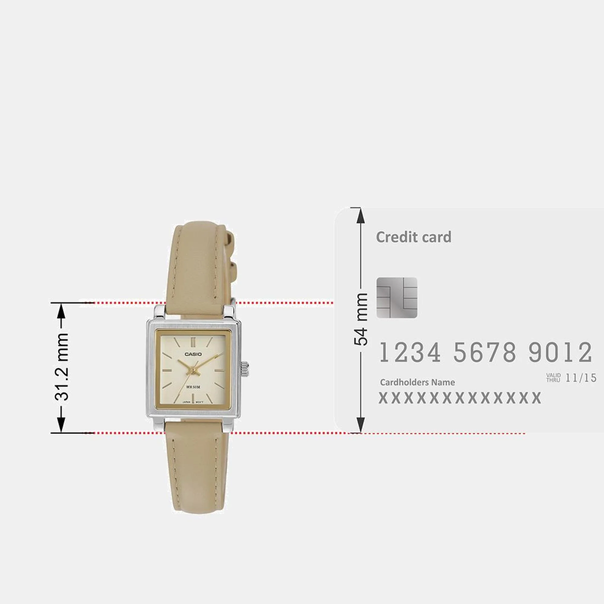Enticer Women Quartz Beige Dial Analog Leather Watch A2235 - Image 10