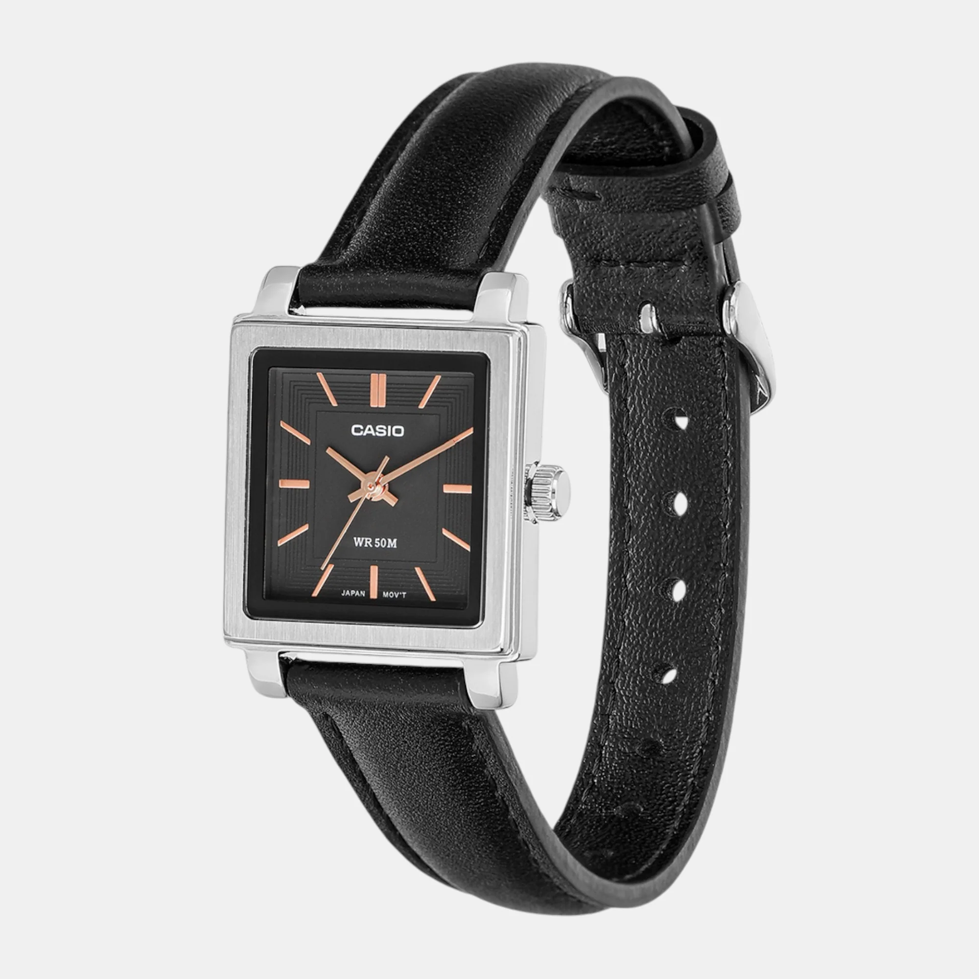 Enticer Women Quartz Black Dial Analog Leather Watch A2234 - Image 3