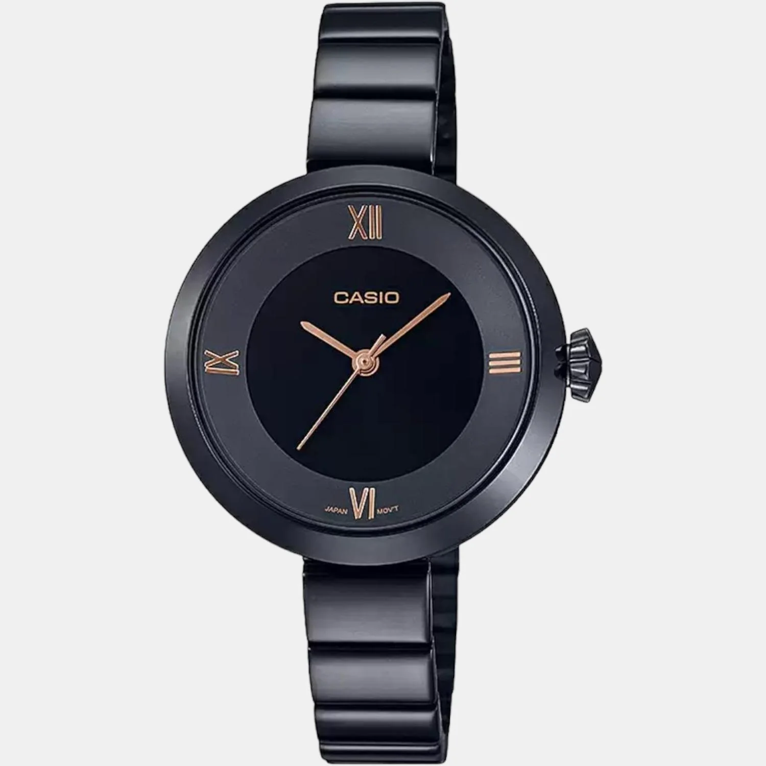 Enticer Women Quartz Black Dial Analog Stainless Steel Watch A1851 - Image 2