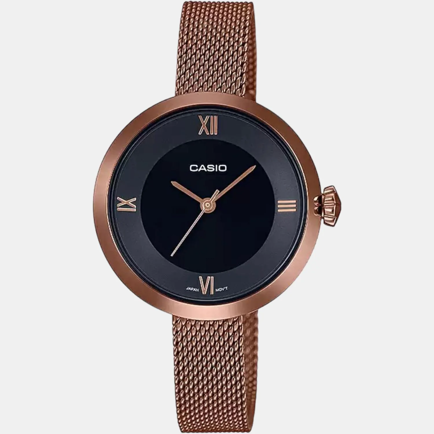 Enticer Women Quartz Black Dial Analog Mesh Watch A1853 - Image 2