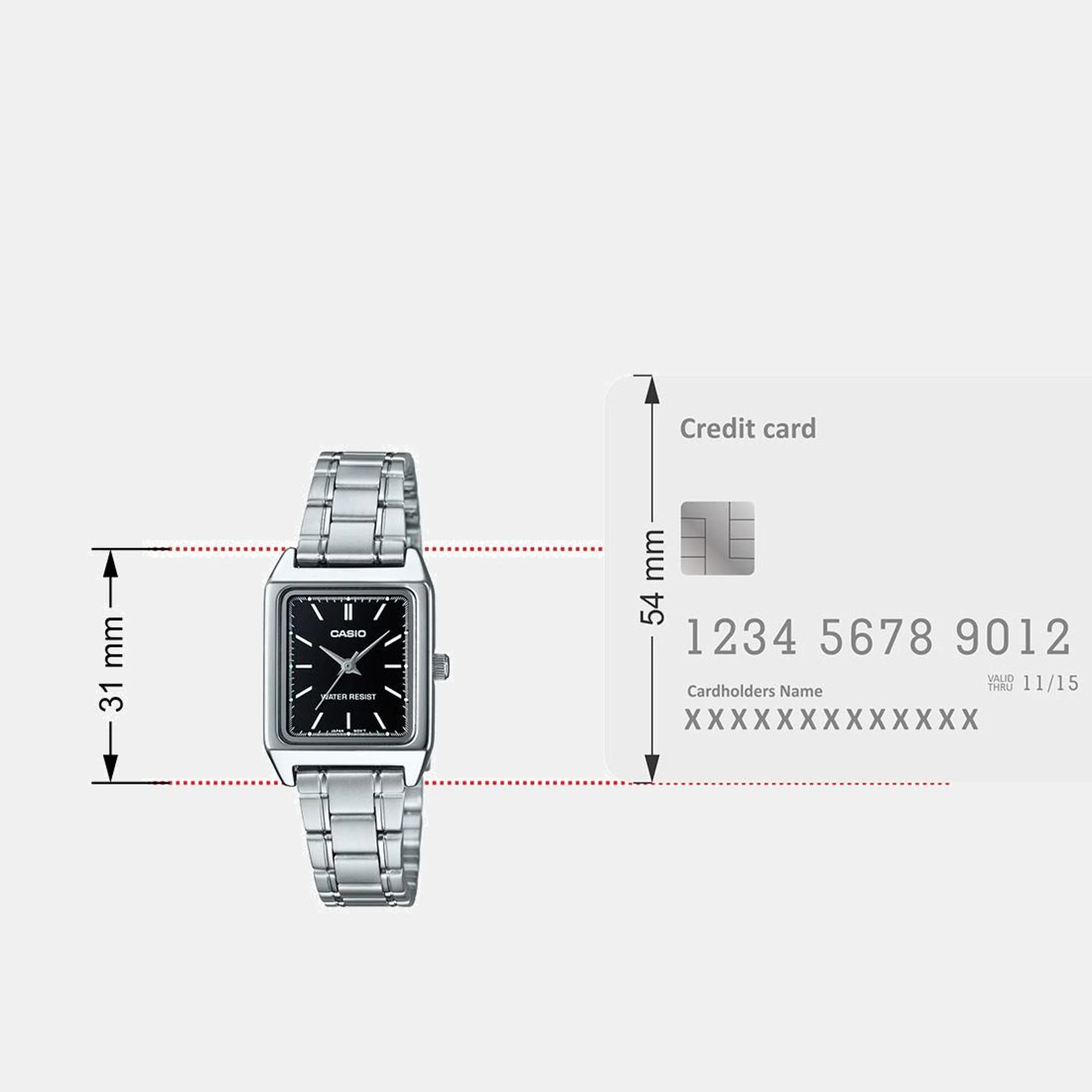 Enticer Women Quartz Black Dial Analog Stainless Steel Watch A2279 - Image 8