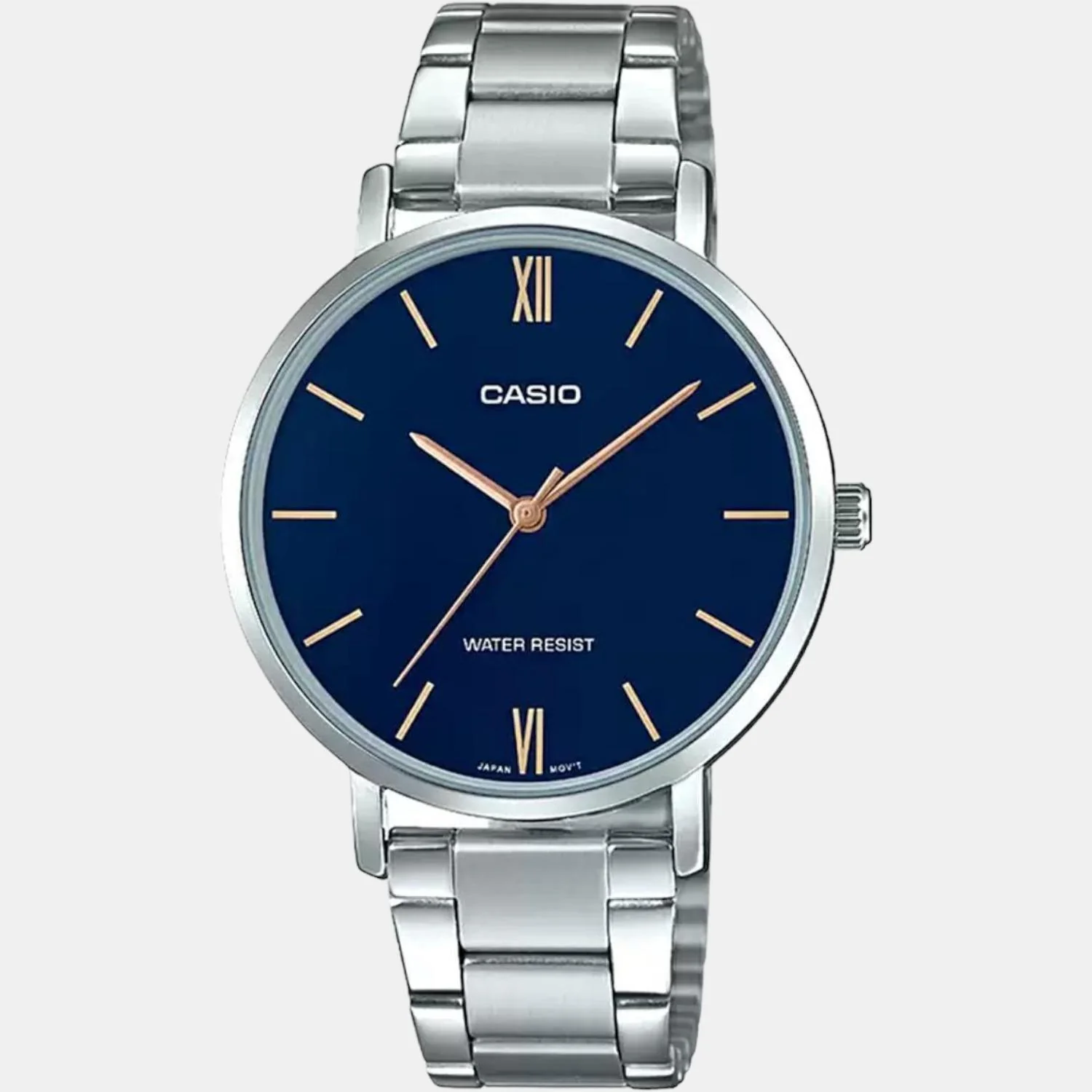 Enticer Women Quartz Blue Dial Analog Stainless Steel Watch A1623 - Image 2