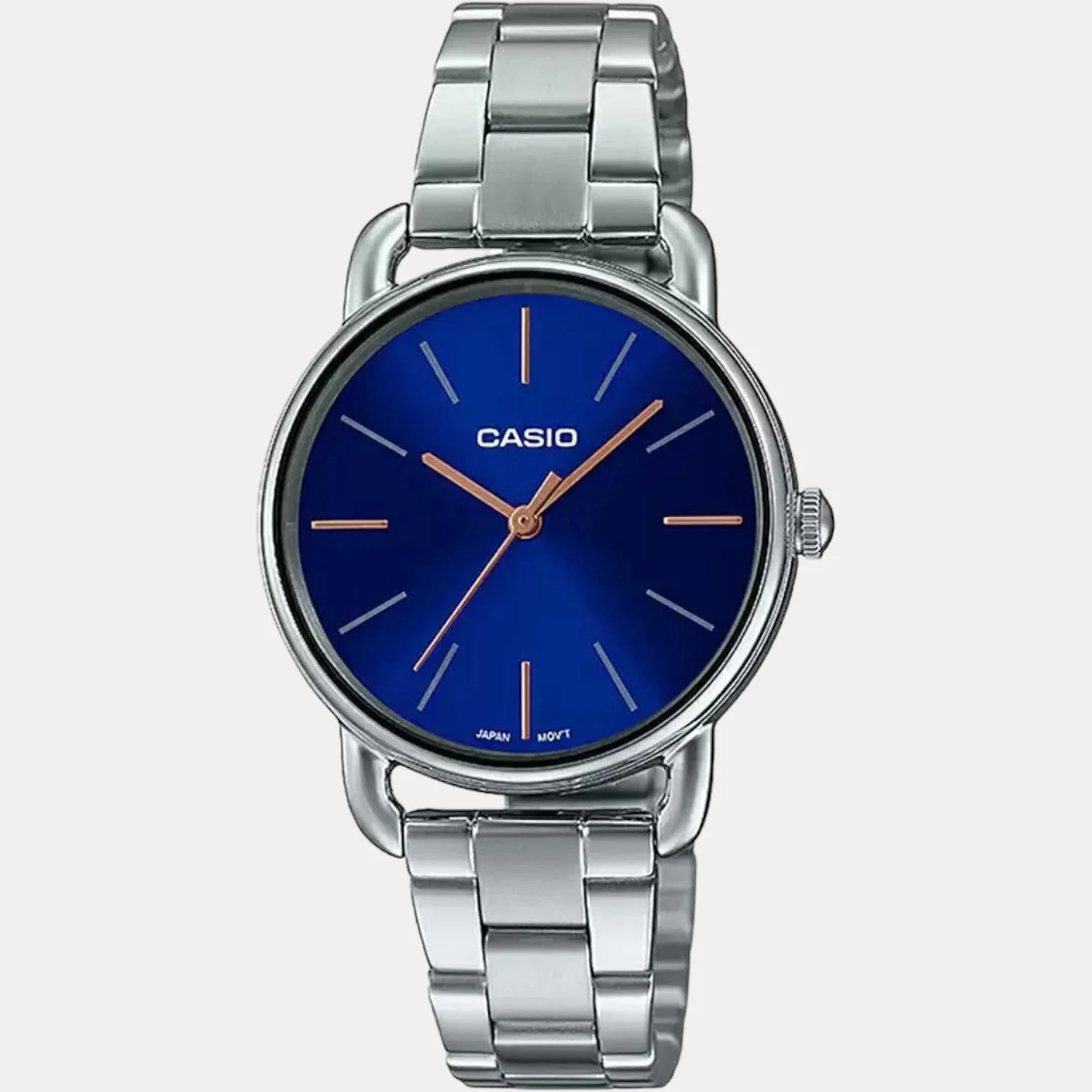 Enticer Women Quartz Blue Dial Analog Stainless Steel Watch A1792 - Image 2