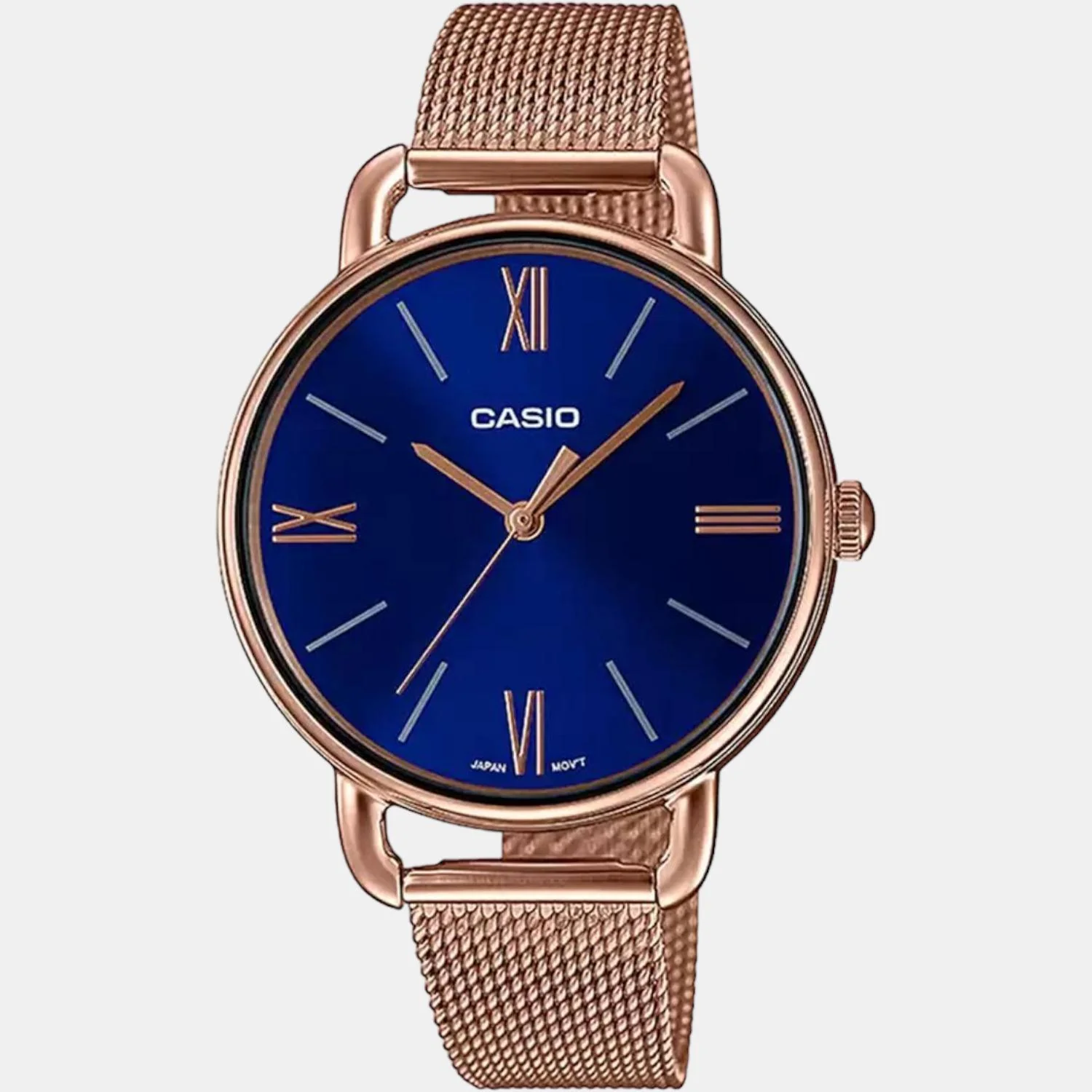 Enticer Women Quartz Blue Dial Analog Stainless Steel Watch A1805 - Image 2