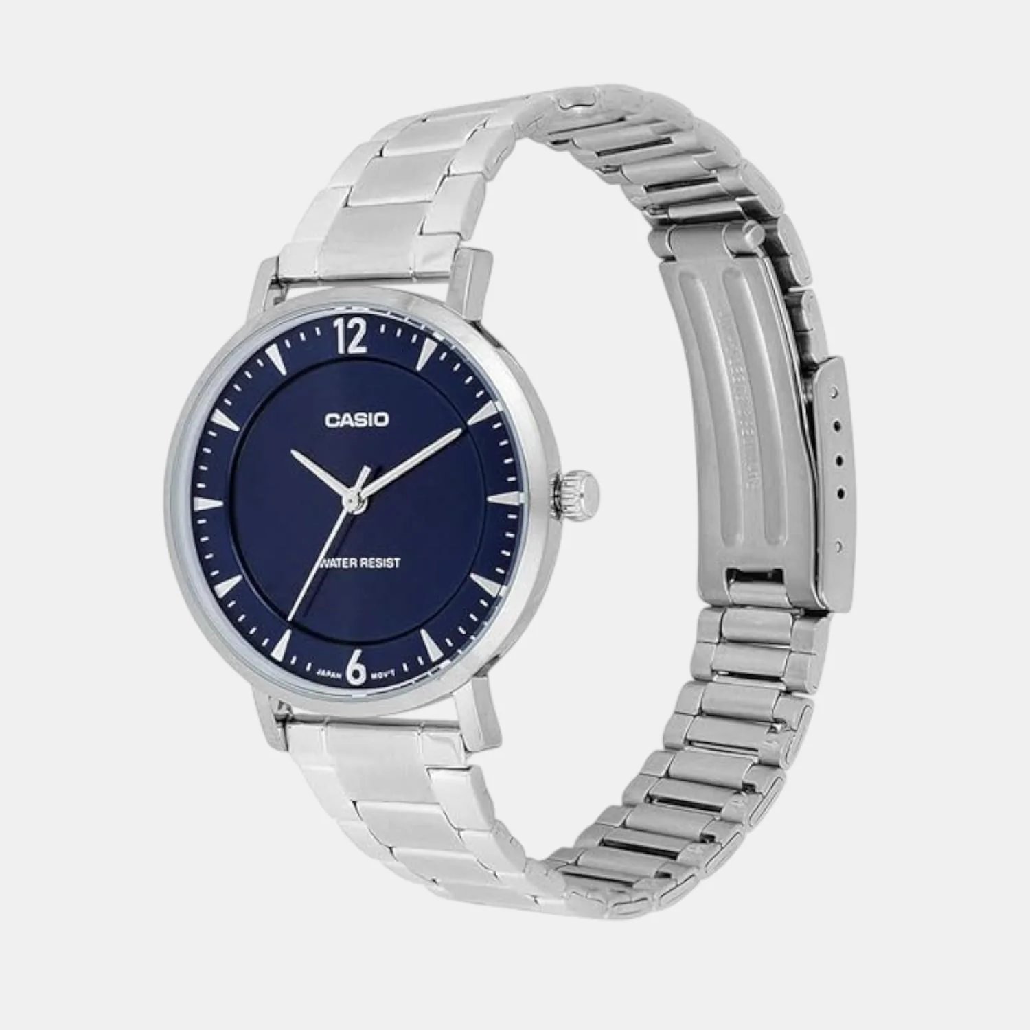 Enticer Women Quartz Blue Dial Analog Stainless Steel Watch A2429 - Image 4