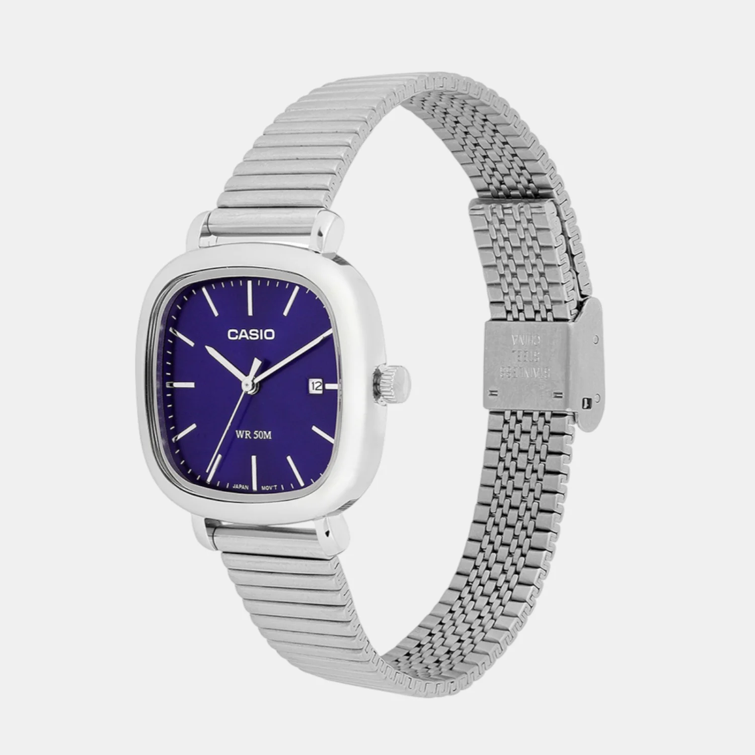 Enticer Women Quartz Blue Dial Analog Stainless Steel Watch A2462 - Image 4