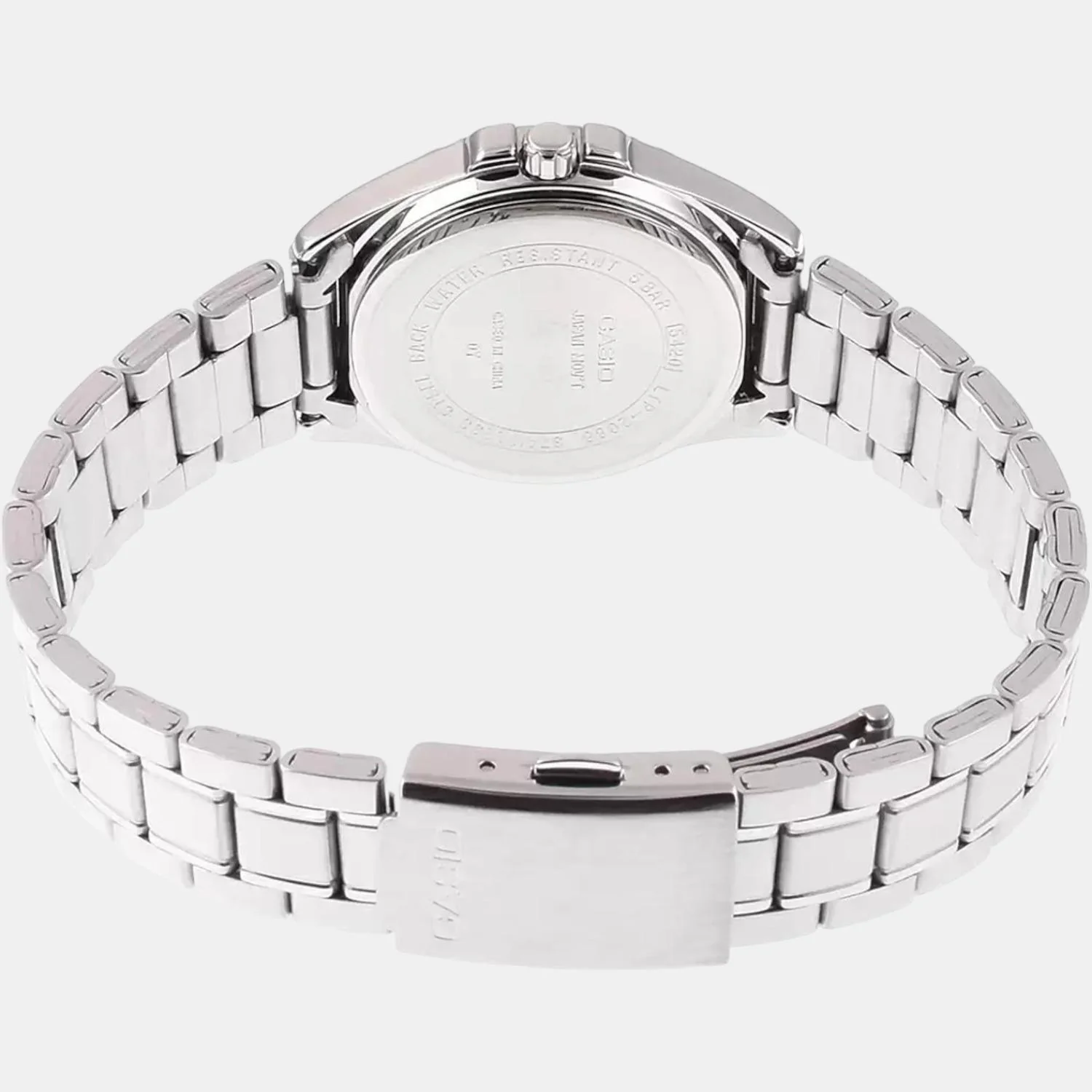 Enticer Women Quartz Blue Dial Chronograph Stainless Steel Watch A1572 - Image 5