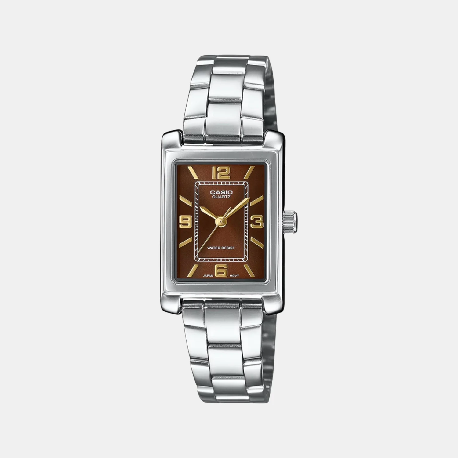 Enticer Women Quartz Brown Dial Analog Stainless Steel Watch A2356