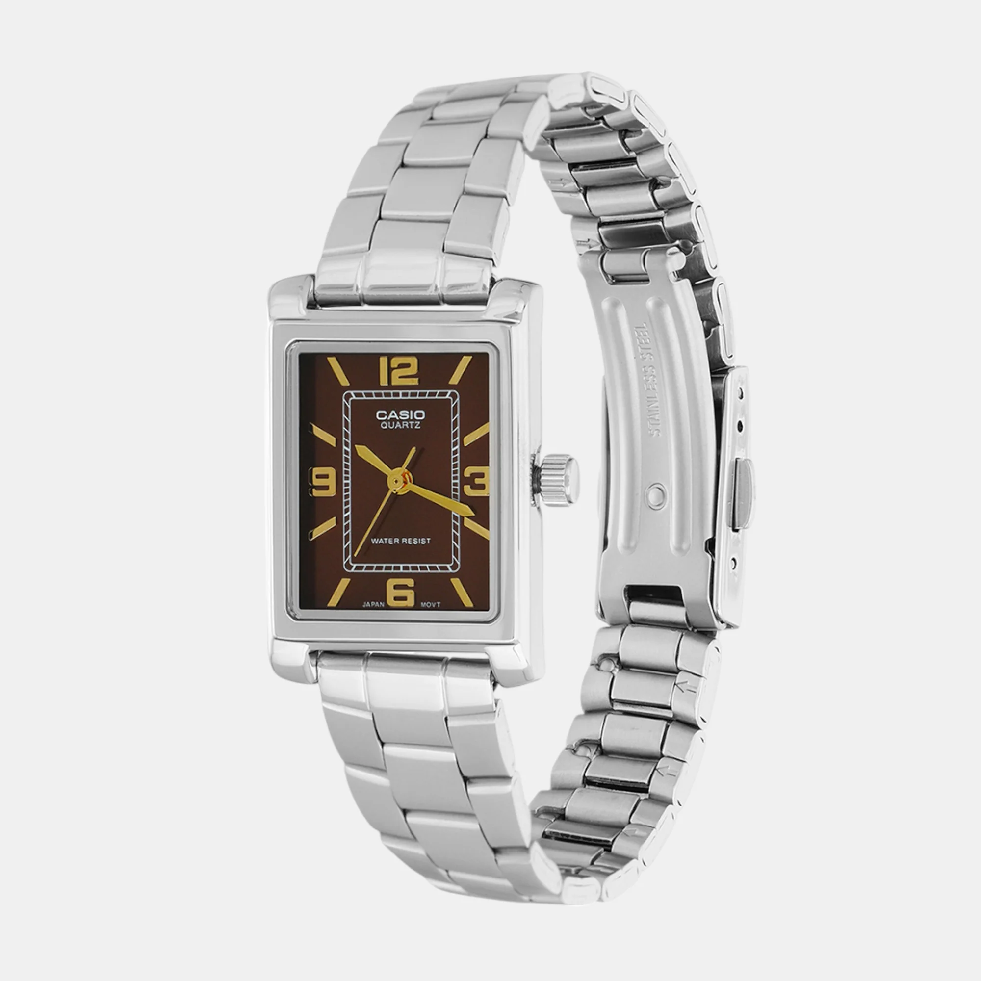 Enticer Women Quartz Brown Dial Analog Stainless Steel Watch A2356 - Image 3