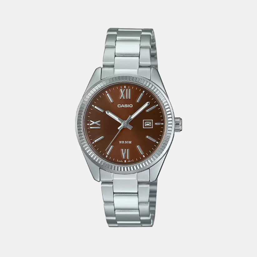 Enticer Women Quartz Brown Dial Analog Stainless Steel Watch A2362 - Image 2