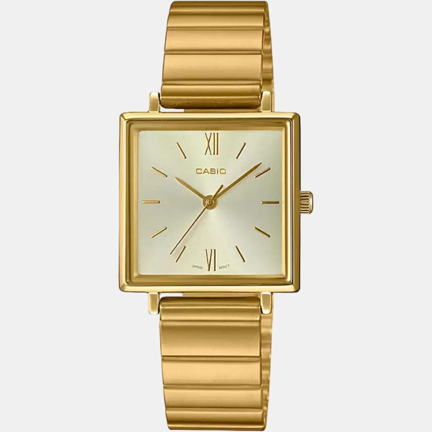Enticer Women Quartz Gold Dial Analog Stainless Steel Watch A1544 - Image 2
